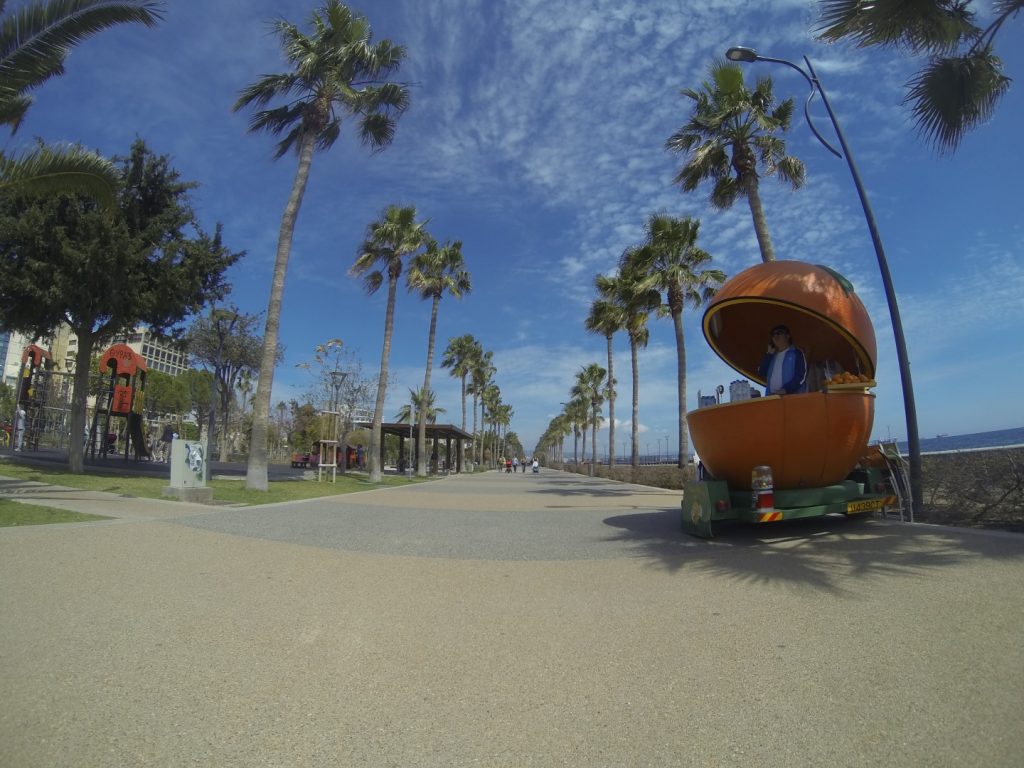 Strandpromenade Laufstrecke Limassol Zypern