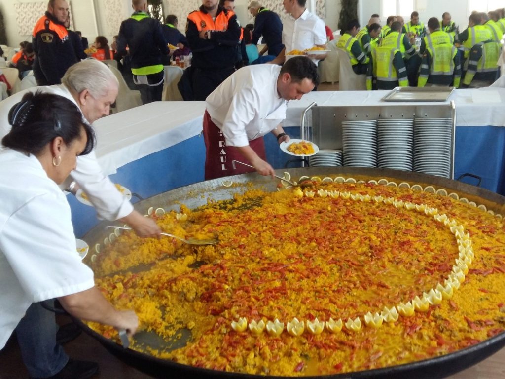 Radrennen Spanien Vuelta Cicloturista Almeria Tabernas Paella Siegerehrung