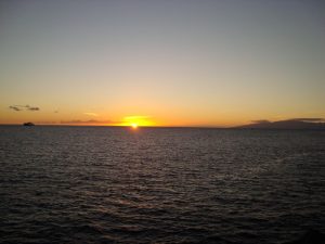 Sonnenuntergang Meer La Caleta Teneriffa