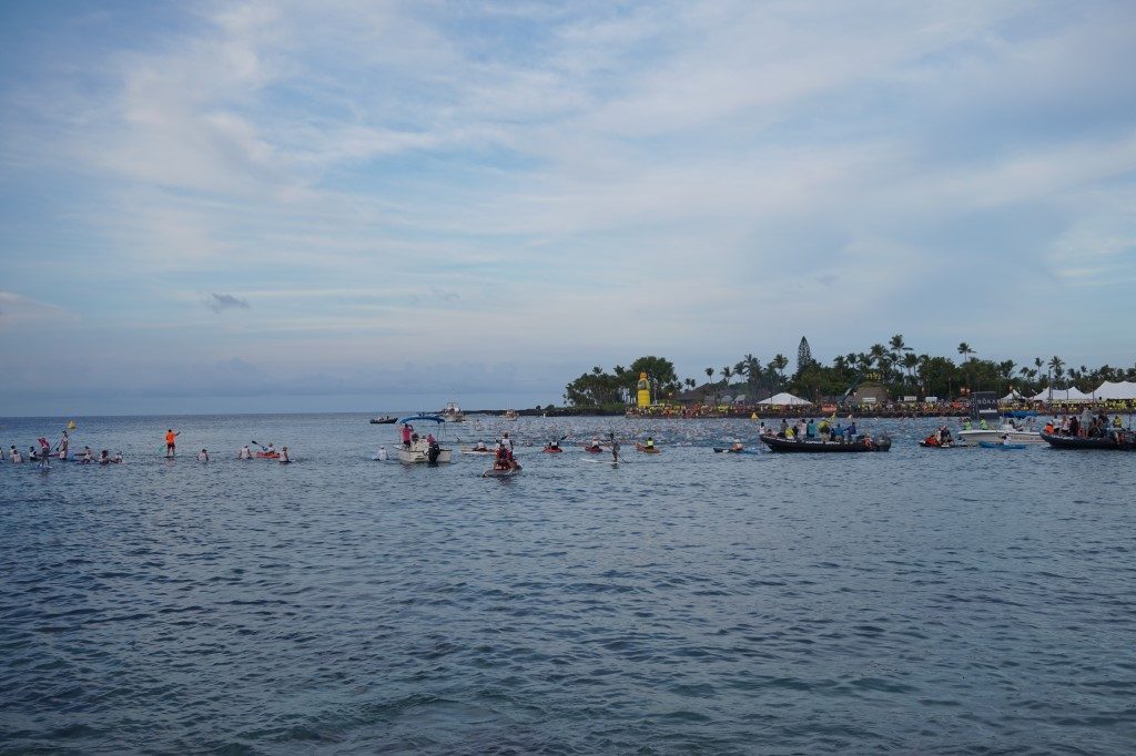 Schwimmen Schwimmstart Kailua Bay Ironman Hawaii Big Island