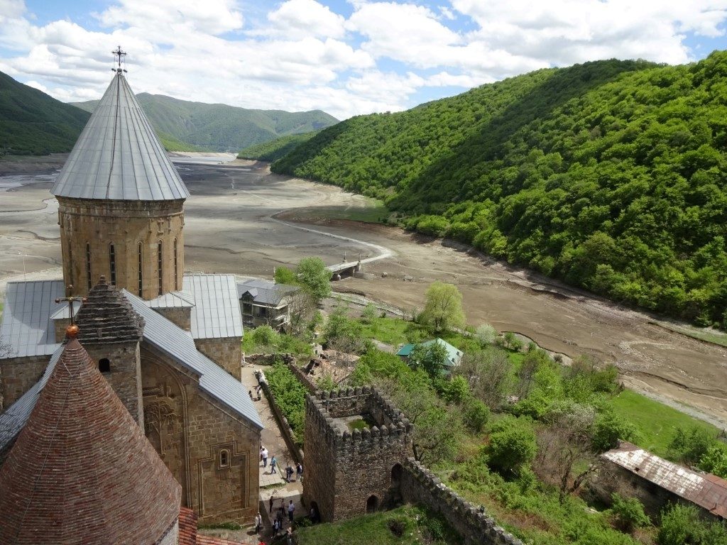 Ananuri Fortress Festung Zhinvali Reservoir Georgien
