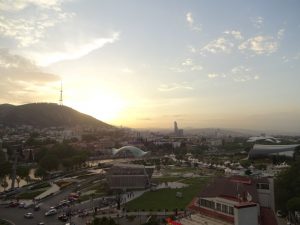 Tiflis Tbilisi Georgien Sonnenuntergang