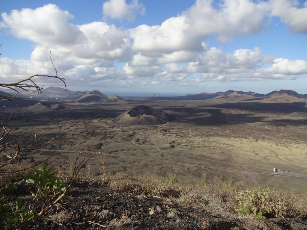 Montana Negra Volcan el Cuervo Aussicht Lanzarote