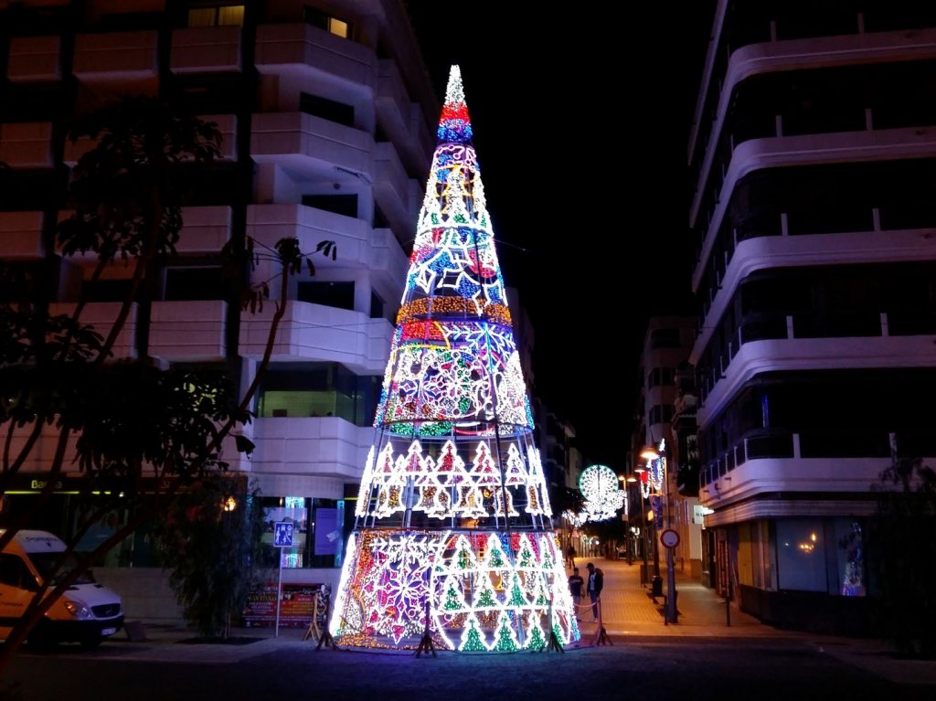 Weihnachten Weihnachtsbaum Arrecife Lanzarote