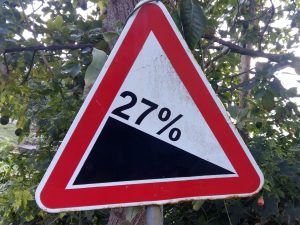 27 Prozent Steigung Berg Madeira
