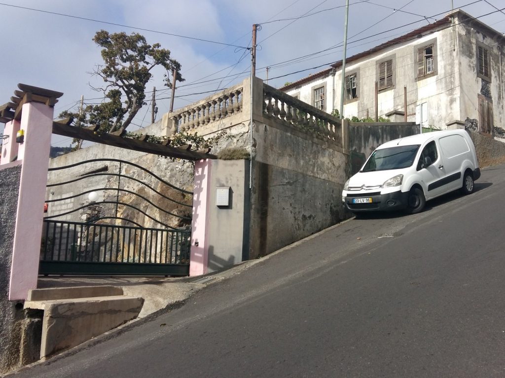 steile Straßen Anstiege Berge Funchal Madeira