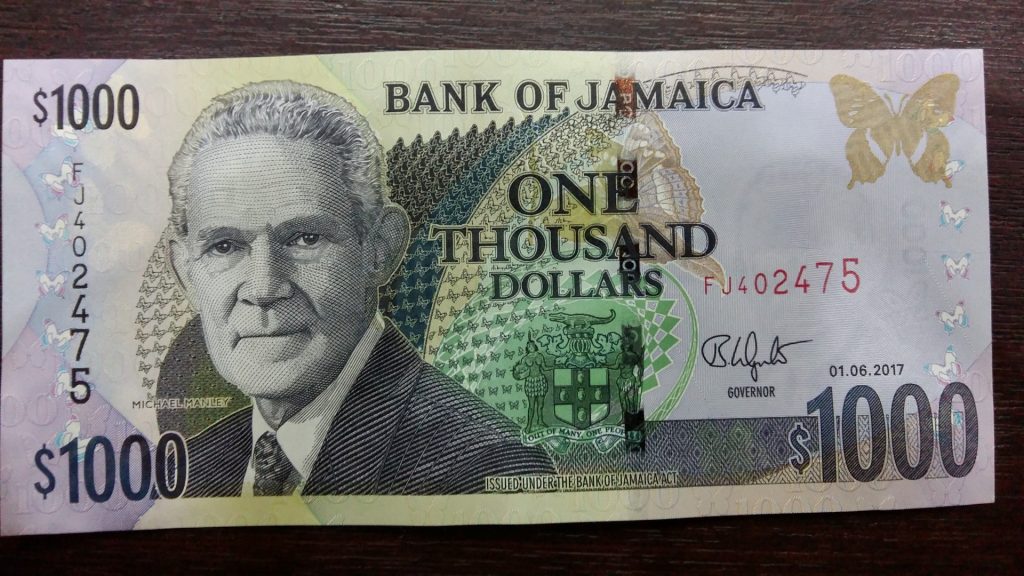 JMD Jamaika Dollar Schein