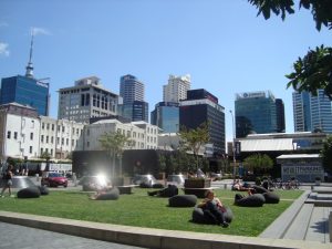 Queen Elizabeth Square Auckland Stadtzentrum Nordinsel Neuseeland