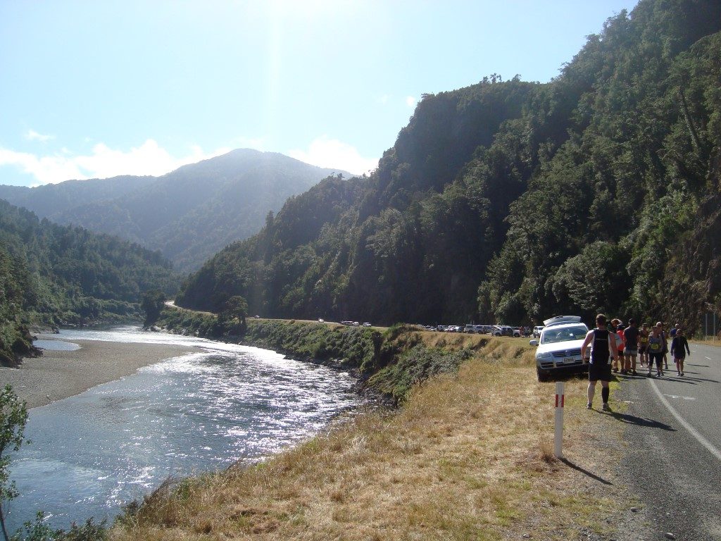 Buller Gorge Marathon Halbmarathon Westport Südinsel Neuseeland