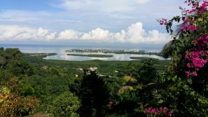 Aussicht Terrasse Cedar Ridge Lodge Montego Bay Jamaika