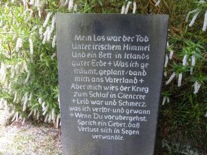 Friedhof Soldaten Wicklow Mountains Nationalpark Irland