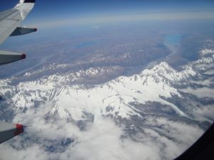 Südalpen Mount Cook Lake Tekapo Pukaki von oben Flugzeug Südinsel Neuseeland