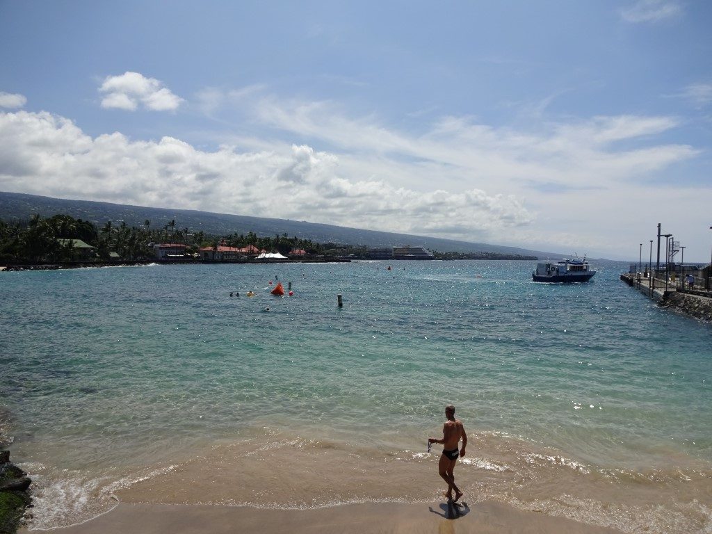 Kailua Bay Kona Schwimmen Ironman Big Island Hawaii