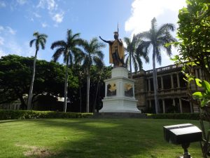King Kamehameha Statue Downtown Honolulu Oahu Hawaii