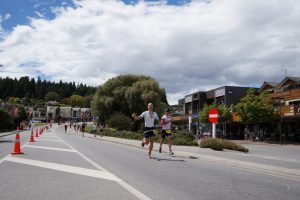Challenge Wanaka Laufen Ziel Finish Zielgerade Südinsel Neuseeland