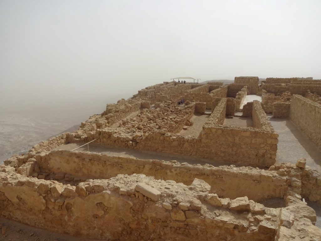 Ruine Festung Masada Totes Meer Israel