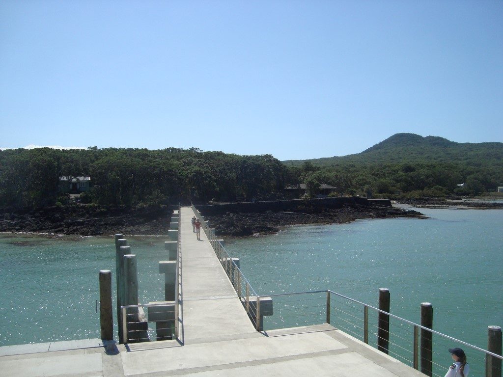 Rangitoto Island Anlegestelle Fähre Nordinsel Neuseeland