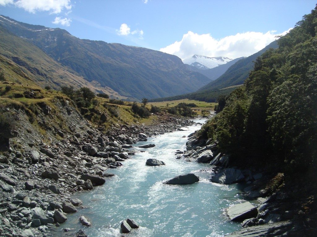 Rob Roy Gletscher Weg Südinsel Neuseeland