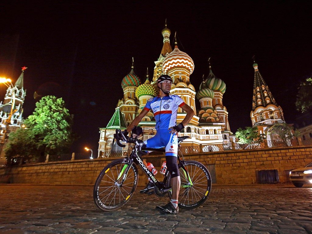 Wolfgang Fasching Kreml Moskau Radtour Radmarathon Russland Russia Coast