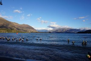 Challenge Wanaka Schwimmen Schwimmstart Lake See Südinsel Neuseeland