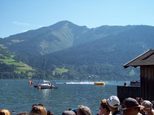 Schwimmstart Schwimmen Ironman 70.3 WM Zell am See Österreich