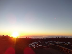 Haleakala National Park Sonnenuntergang Maui Hawaii