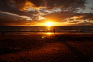 Sonnenuntergang Kihei Maui Hawaii