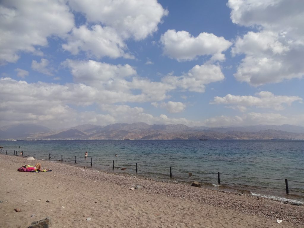 Eilat Strand Schnorcheln Golf Akaba Israel Jordanien