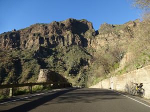 Straße Landschaft Artenara Gran Canaria