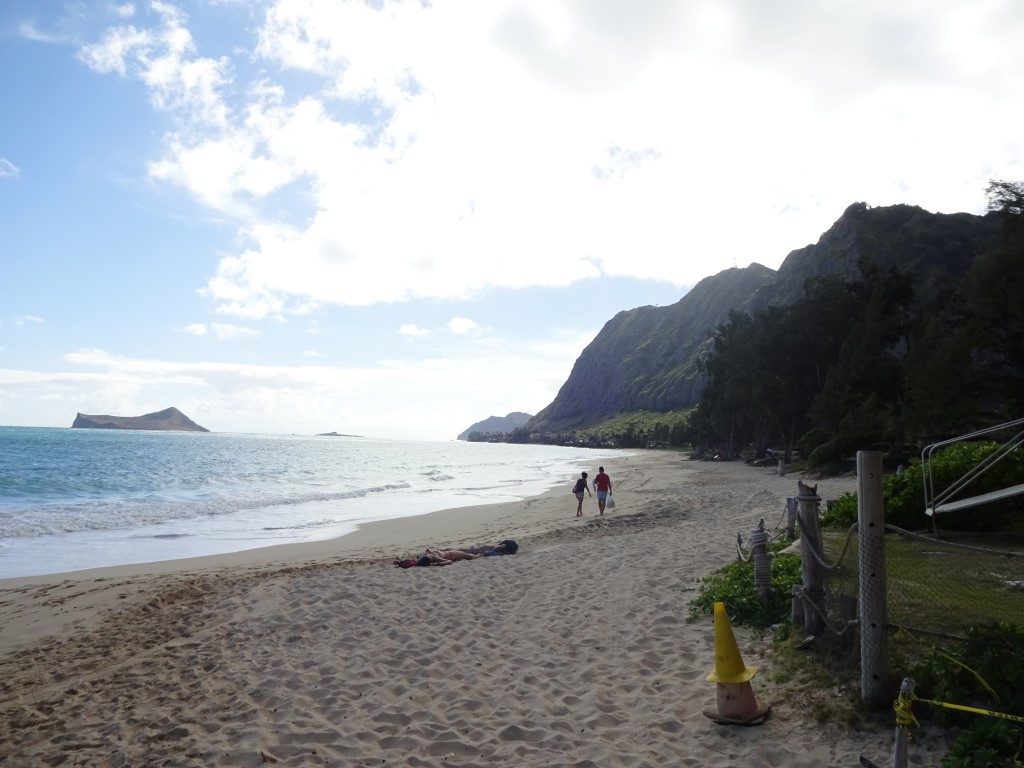 Waimanalo Beach Park Strand Oahu Hawaii