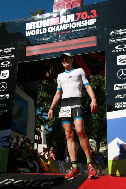 Ziel Zielfoto Ironman 70.3 WM Zell am See Österreich