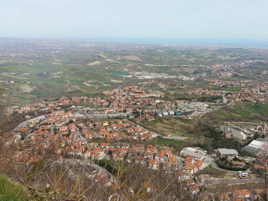San Marino Titano Aussicht Italien