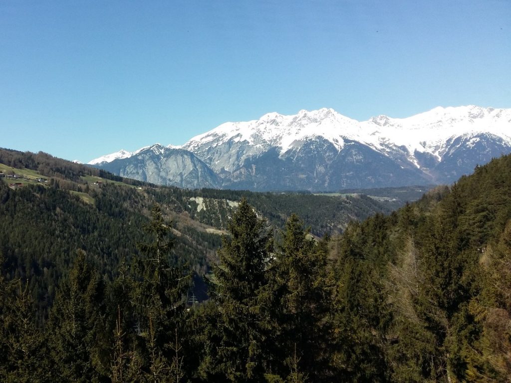 Panorama Aussicht McDonald's Innsbruck Autobahn Raststätte