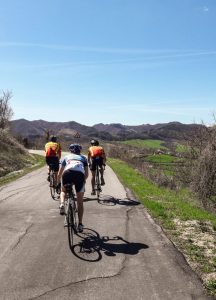 Radfahren Frühling Straße Hinterland Trainingslager Italien