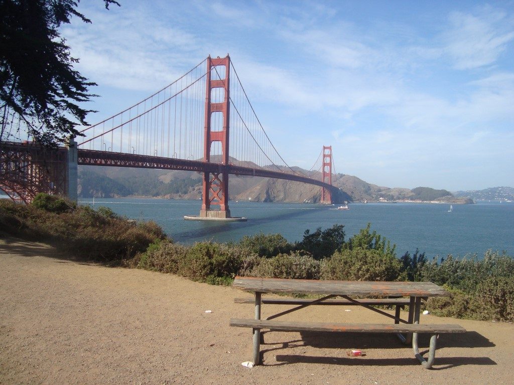 Aussichtspunkt Golden Gate Battery Lancaster