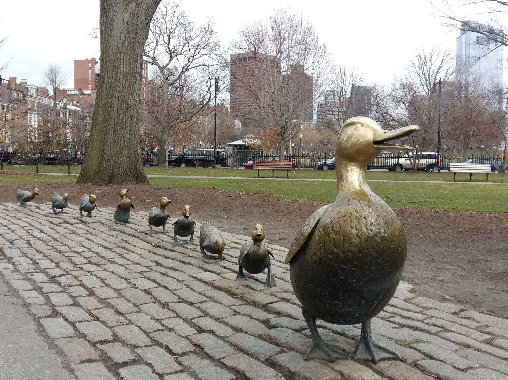Buch Kinderbuch Make Way for Ducklings Public Garden Boston Massachusetts