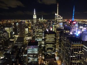 Ausblick Rainbow Room Rockefeller Tower Manhattan New York City