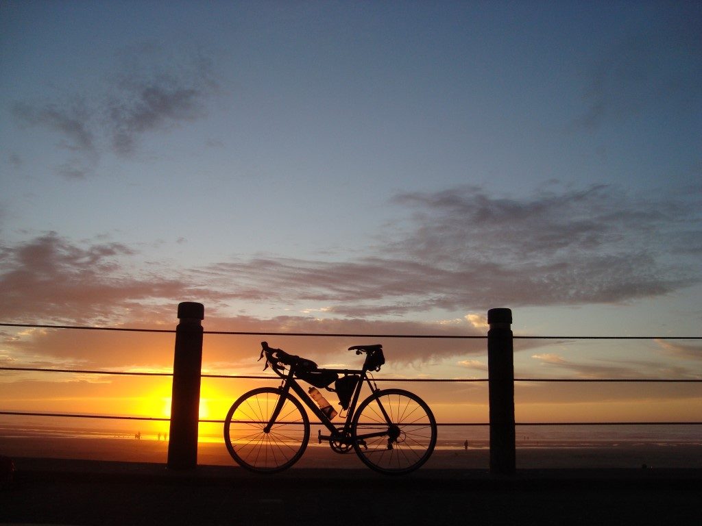 Sonnenuntergang Newport Oregon