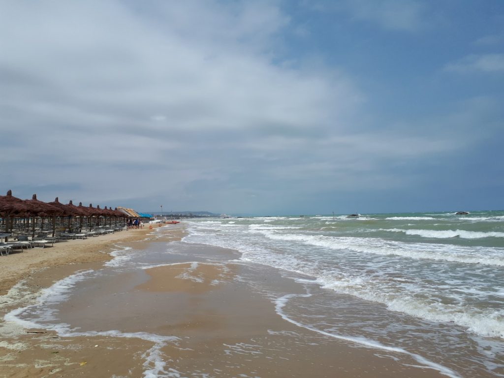 Meer Wind Wellen Ironman 70.3 Pescara Italien