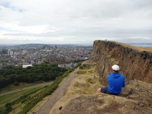 Klippe Holyrood Park Edinburgh Schottland