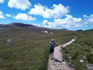 Trail Ben Macdui Cairngorms Nationalpark Highlands Schottland