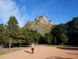 Rückseite Edinburgh Castle Schottland