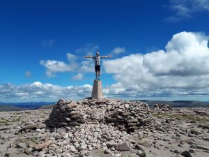 Gipfel Ben Macdui Cairngorms Nationalpark Highlands Schottland