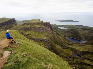 Quiraing Trail Isle of Skye Highlands Schottland