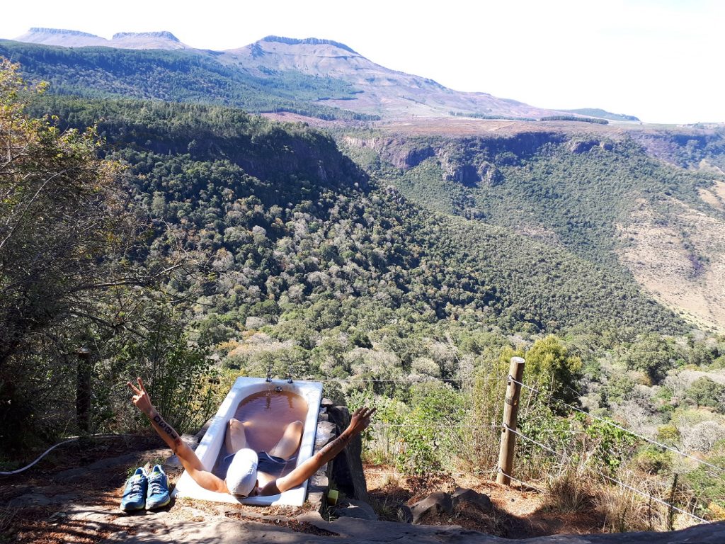 Badewanne Away with the Fairies Hogsback Südafrika