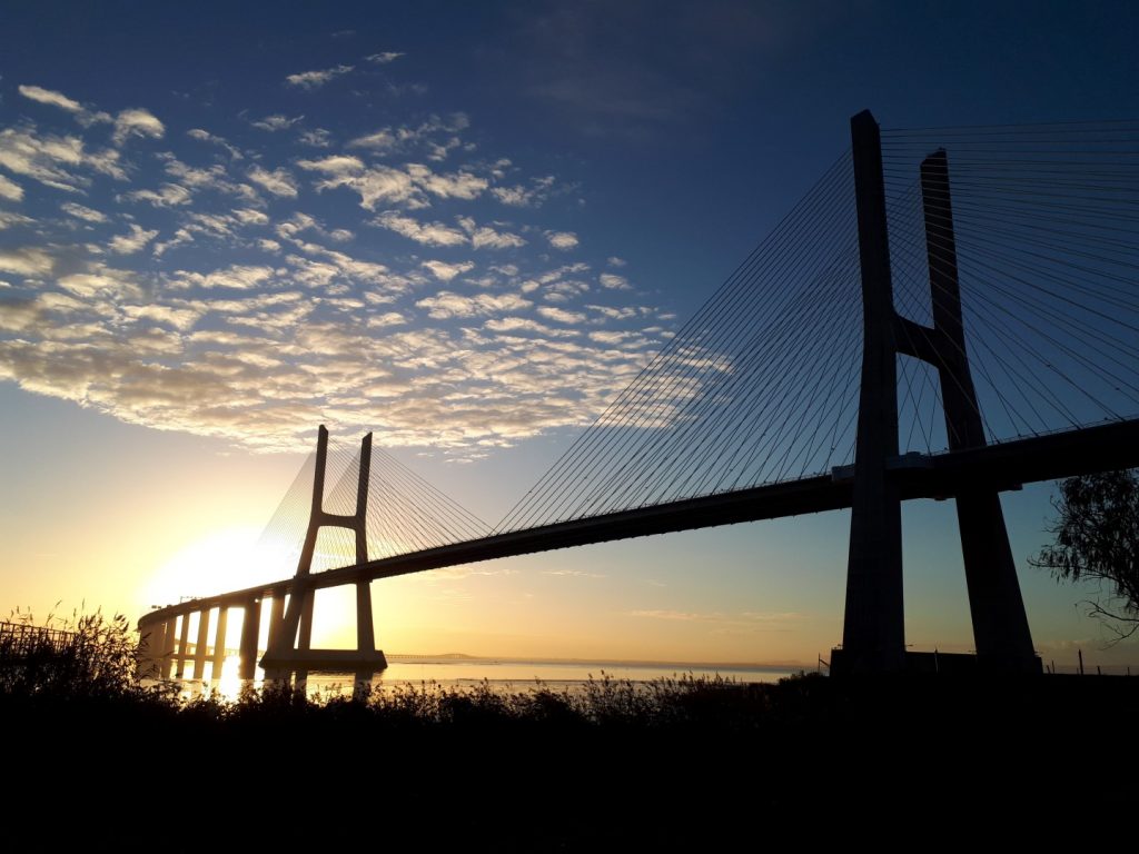 Ponte Vasco da Gama Lissabon Portugal