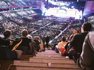 Web Summit Center Stage Altice Arena Lissabon