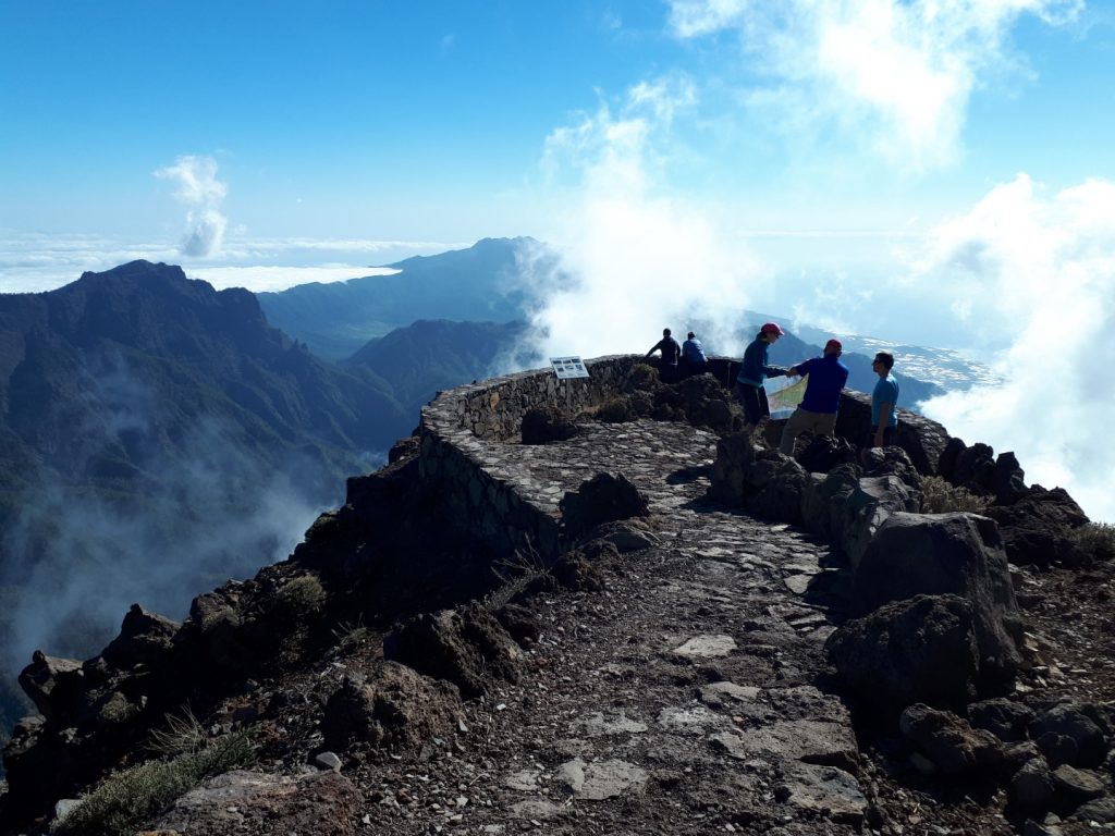 Aussicht Roque Los Muchachos La Palma Kanaren