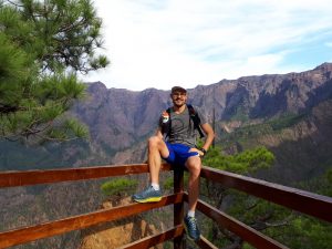 La Cumbrecita Caldera Aussichtspunkt La Palma Kanaren