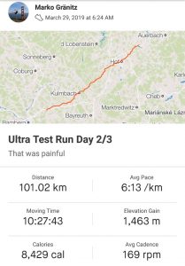 Ultralauf Etappenlauf Strava Marko Gränitz